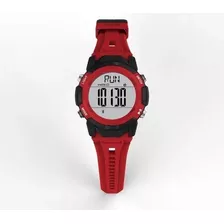 Reloj Smartwatch Lenovo C2 Rojo - Electromundo Color De La Caja Negro