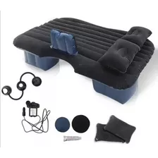 Colchon Inflable + Compresor 12v + 2 Almohadasauto Carro