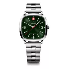 Wenger Reloj Vintage Sport, Verde, Acero Inoxidable