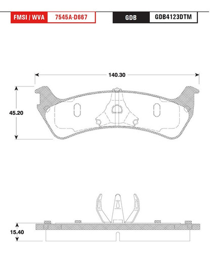 Kit Balatas D/t Ceramica Trwp Explorer 4.0 2002 Foto 3