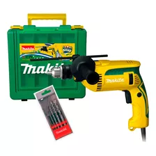 Furadeira Impacto 1/2 Hp1640kbr 760w Makita + Malet E Brocas