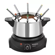 Panela De Fondue Mondial Le Gourmet Aço Inox Elétrica 220v