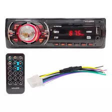 Auto Radio Mp3 Bluetooth Fm Stereo Usb Sd Card Saida 4x25w