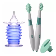 Kit Treinamento Dental + Aspirador Nasal Nuk - Novo