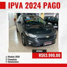 Chevrolet/onix Ltz 1.4 Flex Aut 2017/2018 Ipva 2024 Pago