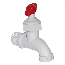 Llave De Chorro Pvc 1/2 Color Blanco Brickell Mayor Y Detal 