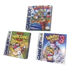 3 Cajas Custom Para Juegos Wario Land Gameboy (solo Cajas)