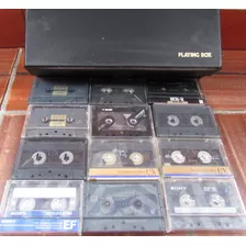 Lote 12 Fita Cassete / K7 Sony Ux Metal / Maxell / Tdk + Box