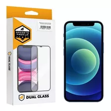 Película Dual Glass Para iPhone 12 Mini - Preto - Gshield