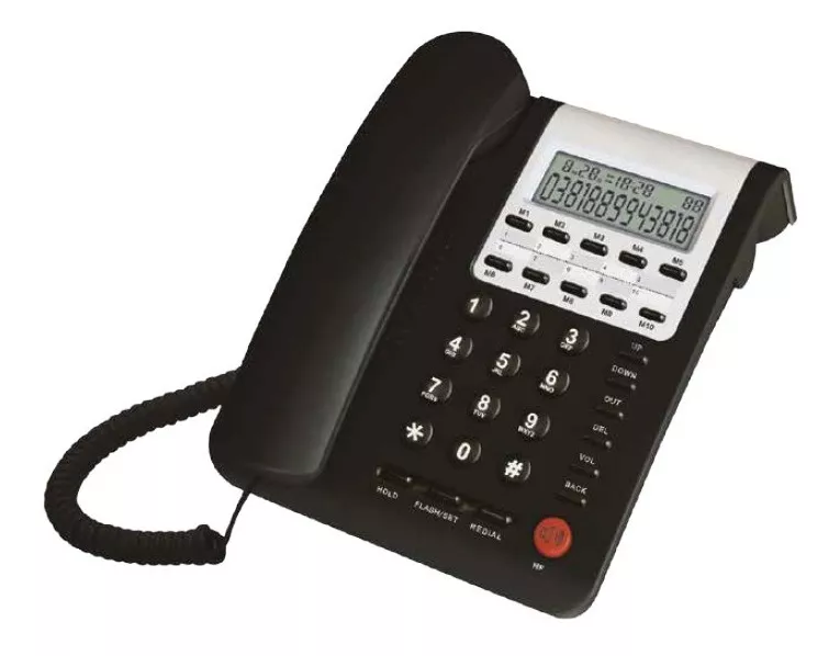 Teléfono De Sobremesa Con Visor Lcd Tecnolab Tl090