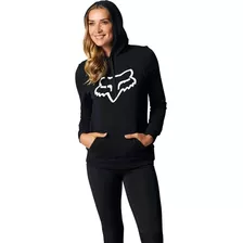 Poleron Mujer Fox Canguro Boundary Negro