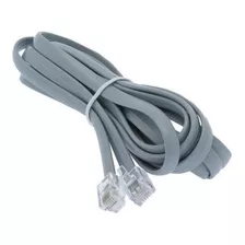 Cable Plano Telefonico Rj11 4 Hilos 1.8 Metros (2 Unidades)