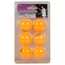 Pelotas De Tenis De Mesa Sensei 3* Naranjo