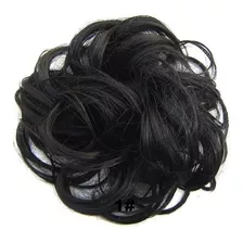  Aplique De Cabelo Rabicó Orgânico Coque Grego Ondulado