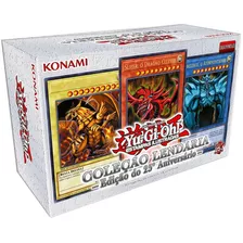 Yugioh Box Coleção Lendária 25 Anos Deuses Egípcio Português