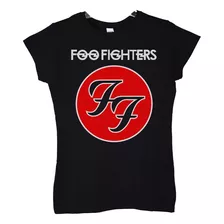 Polera Mujer Foo Fighters Greatest Hits Rock Abominatron