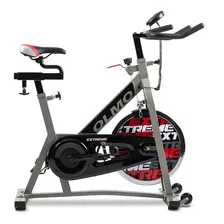 Bicicleta Fija Spinning Olmo Fit64 Extreme Fitness Indoor Lh Color Gris
