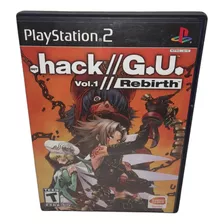 Dot Hack G U Vol 1 Rebirth Ps2 Videojuego Playstation 2