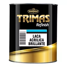 Pintura Laca Auto Mueble Negro Brillo X1lt Trimas