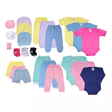 Body Bebê+mijão Liso E Reativo Kit C/28 Roupa Bebê Atacado 