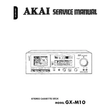 Akai Gx-m10 - Esquemas Para Serviço Técnico