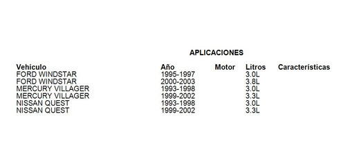 Balatas Tambor Mercury Villager 3.0l 1993-1998 Bioceramic Foto 2