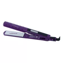 Planchita De Pelo W100 Winco Nano Titanium Ultra Fina Led Color Violeta