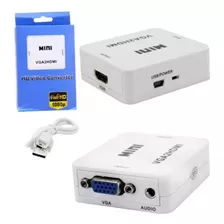 Adaptador Up Mini Conversor Vga F Hdmi F