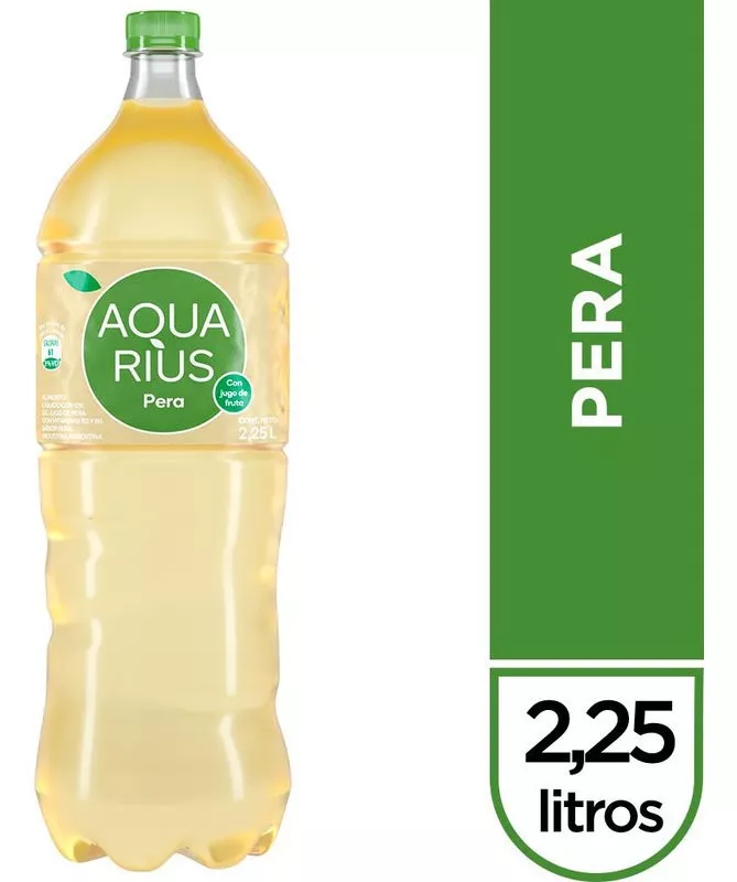 Agua Saborizada Aquarius Pera 2,25 Lt