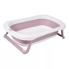 Banheira Dobrável Pequena Para Bebê Baby Pil Azul E Rosa