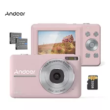 Câmera De Vídeo Digital Andoer 1080p 2 Baterias 32g