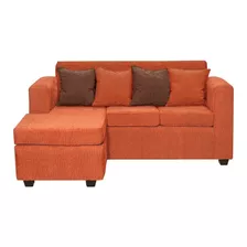 Sofa Secccional Intercambiable Essenza Phuket Tela Terracota