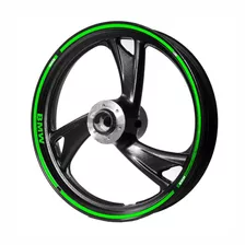 Friso Refletivo Para Roda Moto Bmw S 1000 Rr Verde