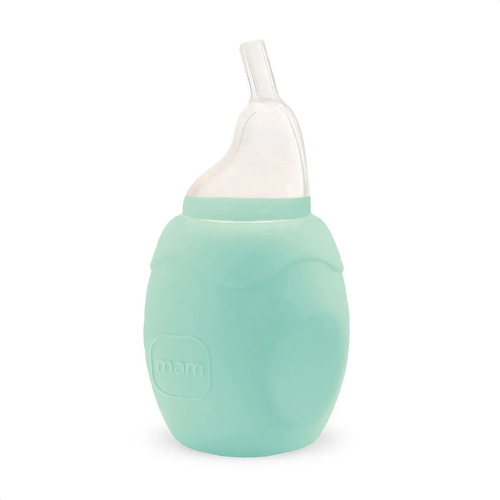 Aspirador Nasal Manual Mam Infantil Para Bebês, Livre De Bpa Verde-claro