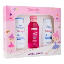 Set De Cuidado Para Bebés Simond's Cuidado Bebé Pack Simonds Baby Rosado - X 3