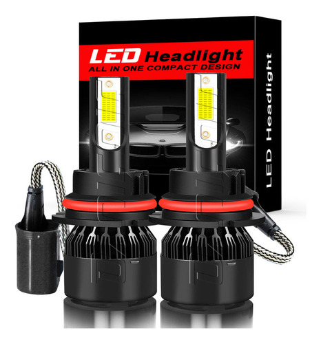 Led Headlight Kit 9007 6500k High/low White Light 2024 Dodge Grand Caravan