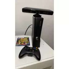 Xbox 360 Slim Arcade 4gb Bloqueado Com Kinect E Um Jogo Em Ótimo Estado De Conservação 