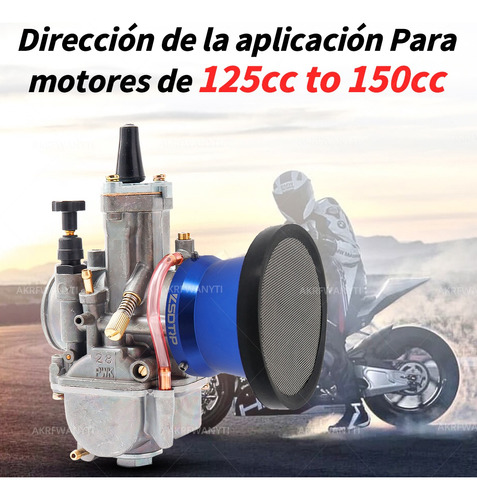 Carburador Moto C/ Filtro Aire P/ Motor 150cc Universal 28mm Foto 2