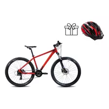 Bicicleta De Montaña Alubike Sierra 24vel R29 Con Casco