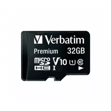 Tarjeta De Memoria Verbatim Micro Sd 32gb Adaptador Sd Febo