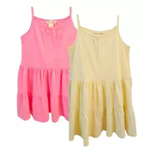 Vestidos Pack X 2 H&m Importados Soleros Volados Niña 