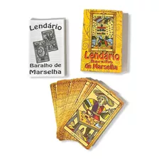 12 Baralhos Tarot De Marselha Amarelo 22 Cartas - Atacado