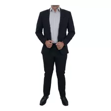 Costume Masculino Docthos Terno Slim Alfaiataria Preto 23620