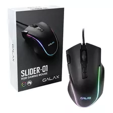 Mouse Gamer Galax Slider-01, 7200 Dpi, 8 Botões, Rgb, Preto