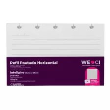 Caderno Inteligente Refil Inteligine Pautado Horizontal 120g