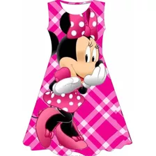 Vestido Importado Minnie Mouse Para Niñas