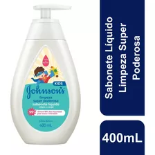 Johnson's Kids Sabonete Líquido Limpeza Super Poderosa 400ml