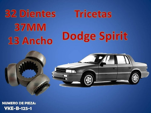 Triceta Dodg Spirit Copa Century 32 Dientes / 37mm