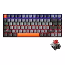 Teclado Mecânico Machenike K500 B84 Switch Huano Red Cor De Teclado Preto Idioma Inglês Us