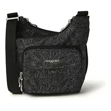 Baggallini Criss Cross Bolsa, Midnight Blossom, Talla Unica